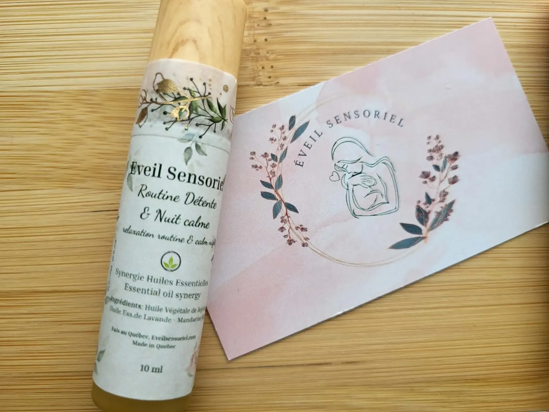 Roll-on Synergie Huiles Essentielles Détente & Nuit calme